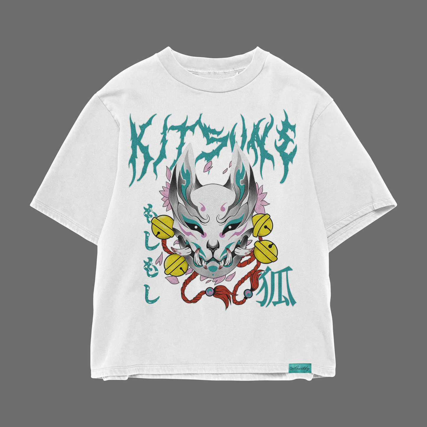 Playera Oversize Kitsune