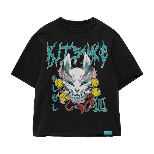 Playera Oversize Kitsune